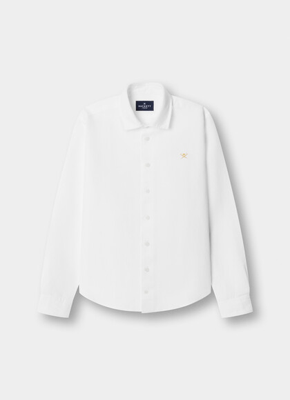 Classic Fit Linen-Cotton Shirt