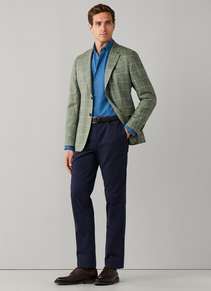 Slim Fit Kensington Stretch Cotton Chino