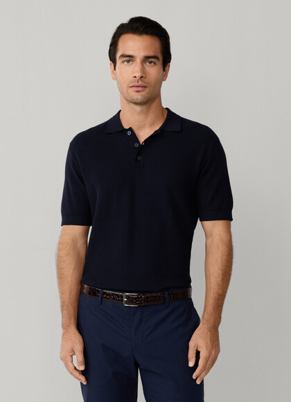 Classic Fit Short Sleeve Knit  Polo
