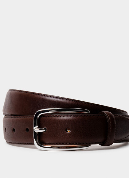 Formal Leather Dress Belt