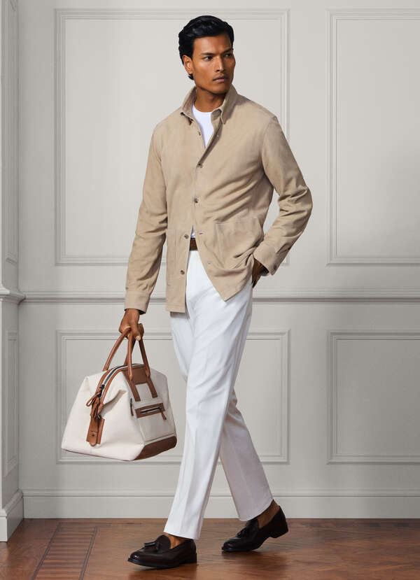 Slim Fit Kensington Cotton-Silk Chinos Slim Fit Kensington Cotton-Silk Chinos